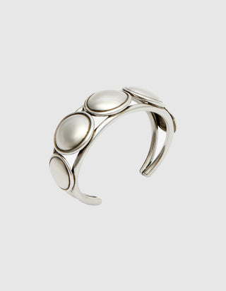 Versilberter Armreif Ned