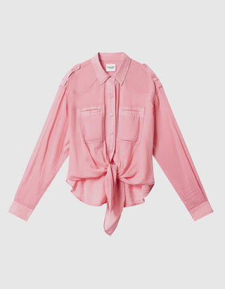 Hemd-Bluse Valiane mit Bindedetail