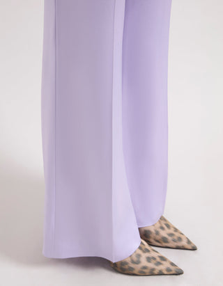 Flare-Leg Satin-Hose