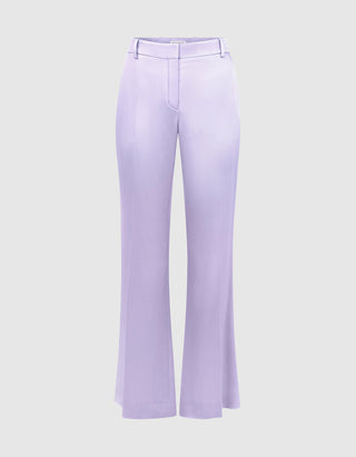 Flare-Leg Satin-Hose