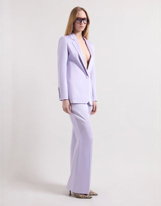 Flare-Leg Satin-Hose