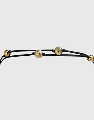 Halskette Scarf mit Messing-Details