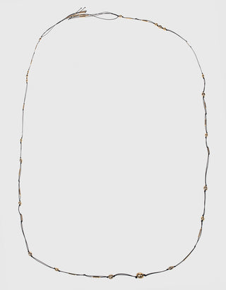 Halskette Scarf mit Messing-Details