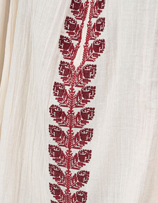 Bestickte Tunika-Bluse