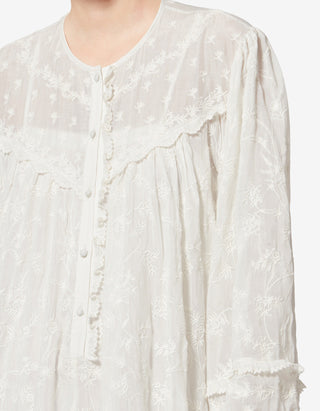 Besticktes Spitzen-Kleid Zame