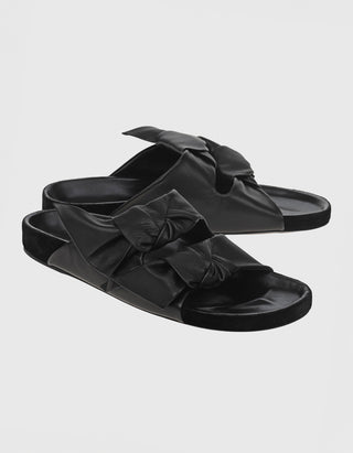 Lammleder-Sandale Lennyo Bow