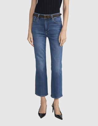 High Rise Bootcut Jeans The Reboot Crop