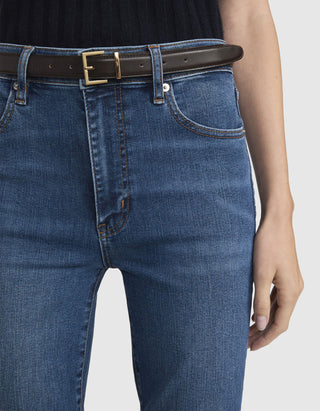 High Rise Bootcut Jeans The Reboot Crop