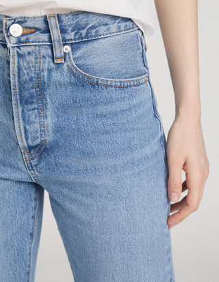 Mid Raise Flared-Leg Jeans The LAX