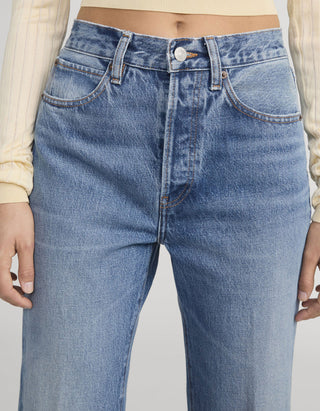 Mid-Rise Flare-Leg Jeans The LAX