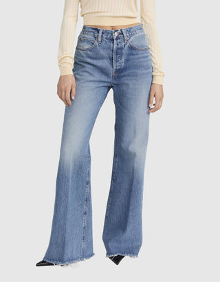 Mid-Rise Flare-Leg Jeans The LAX