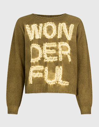 Gemusterter Kaschmir-Pullover