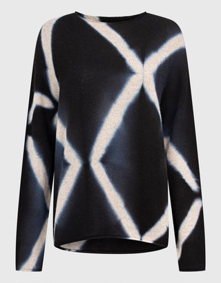 Gemusterter Kaschmir-Pullover