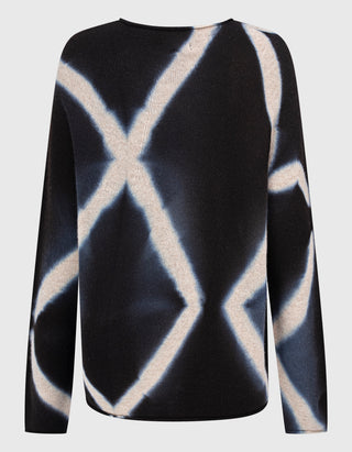 Gemusterter Kaschmir-Pullover