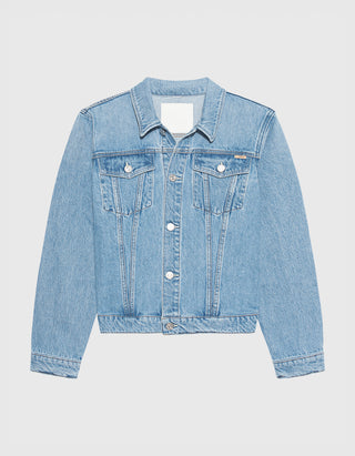 Jeansjacke The Bruiser mit Häkeldetails im Rückteil