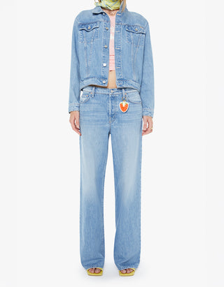 Jeansjacke The Bruiser mit Häkeldetails im Rückteil