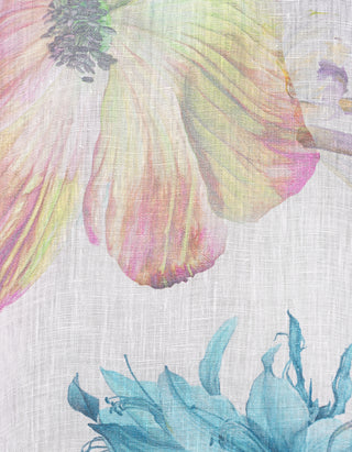 Gemustertes Leinen-Kleid