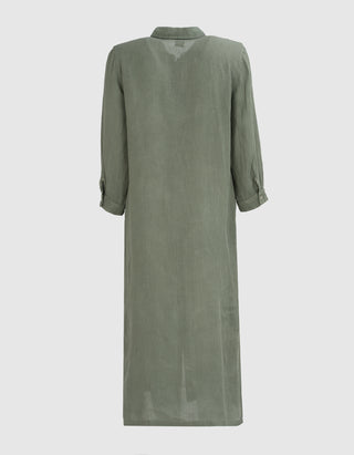 Leinen-Hemdblusenkleid