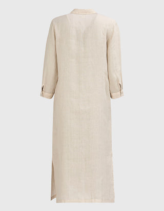 Leinen-Hemdblusenkleid