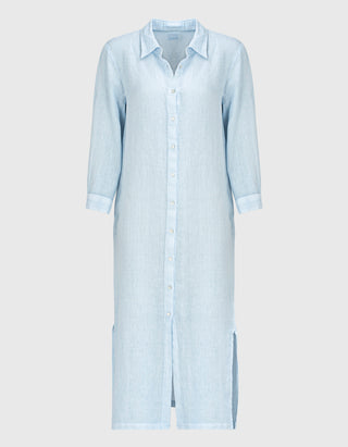 Leinen-Hemdblusenkleid