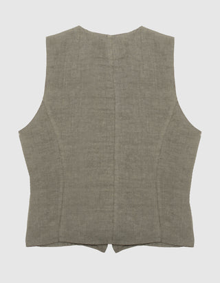 Leinen-Weste
