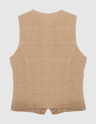 Leinen-Weste