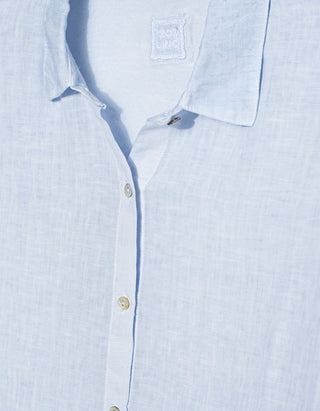 Oversize Leinen-Bluse