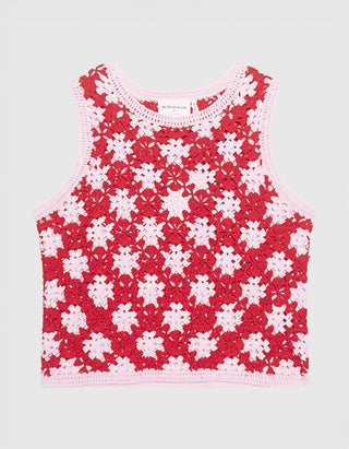 Strick-Pullunder Sugar Pink