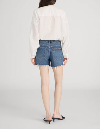 Destroyed Jeans-Shorts Long Hang