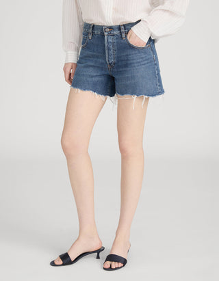 Destroyed Jeans-Shorts Long Hang