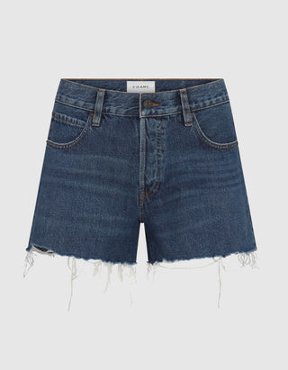 Destroyed Jeans-Shorts Long Hang