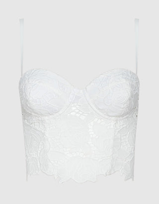 Baumwollspitzen-Bralette Sonya