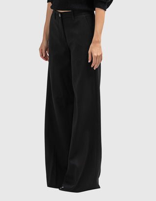 Wide-Leg Woll-Hose Nadia