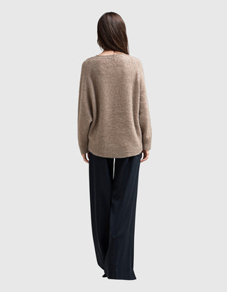 Kaschmirpullover Brushed Round Neck