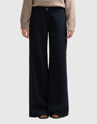 Woll-Mix Palazzo Chino Hose Nadia