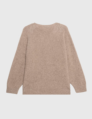 Kaschmirpullover Brushed Round Neck
