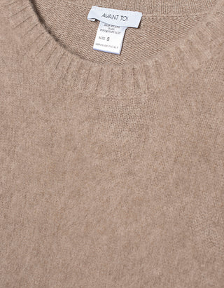 Kaschmirpullover Brushed Round Neck