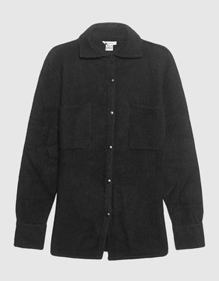 Oversize Wolle-Kaschmir-Mix Hemd