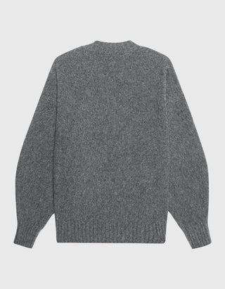 Brushed Wolle-Kaschmir Oversize-Pullover