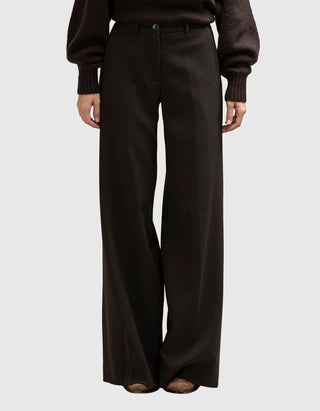 Woll-Mix Palazzo Chino Hose Nadia