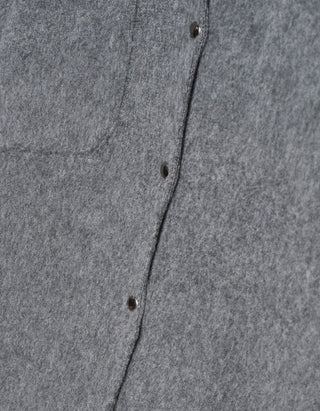 Oversize Woll-Hemd mit Kaschmiranteil