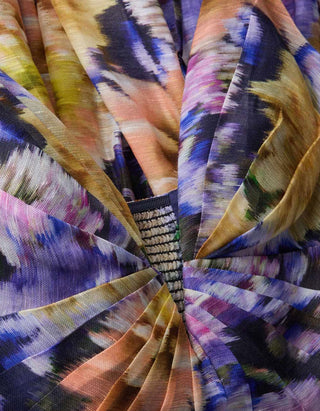 Leinen-Seide Mini-Trägerkleid Luna