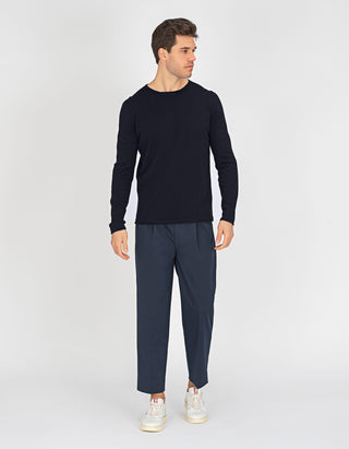 Bundfaltenhose mit Eingrifftaschen