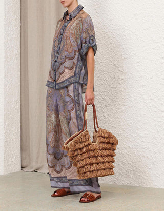 Seiden-Hose Wanderlust Relaxed