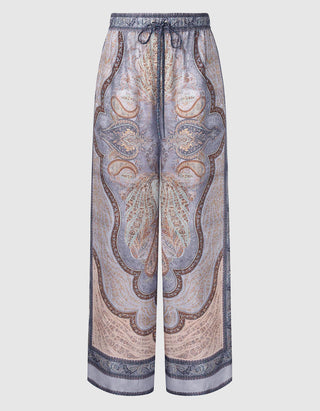 Seiden-Hose Wanderlust Relaxed