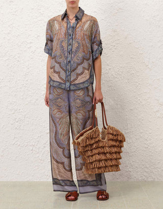 Seiden-Hose Wanderlust Relaxed