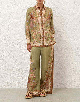 Wide-Leg Seiden-Hose Indra Relaxed