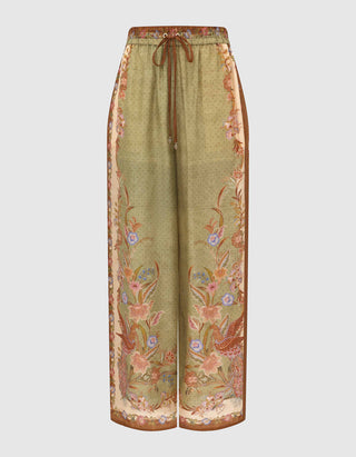 Wide-Leg Seiden-Hose Indra Relaxed