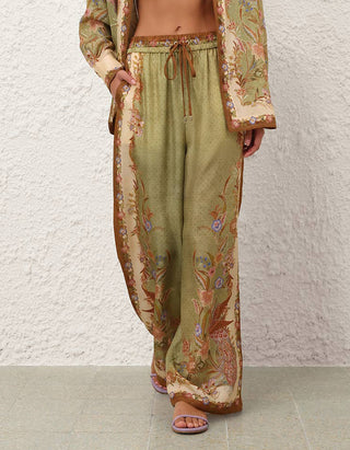 Wide-Leg Seiden-Hose Indra Relaxed
