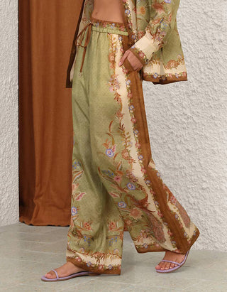 Wide-Leg Seiden-Hose Indra Relaxed